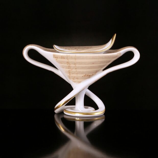 Antonin Dvorak Porcelain Coffee Set Sugar Bowl Limited Edition Crystallo by Thun Studio 9