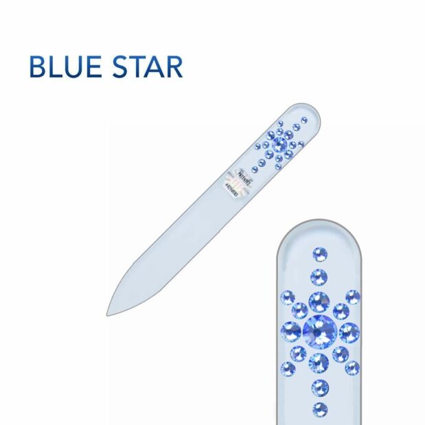 BLUE STAR Crystal Nail File Short by Blazek title