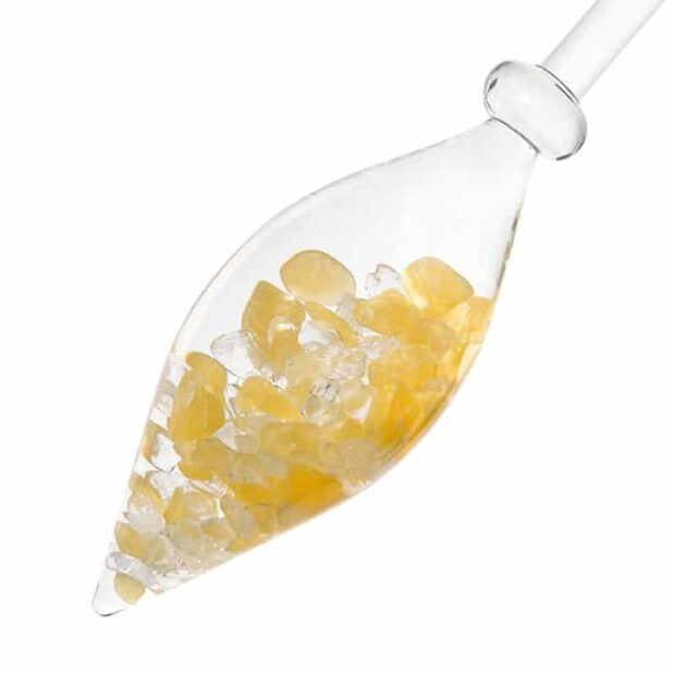 Sunny Morning gemstone vial crystallo by vitajuwel dec sq80