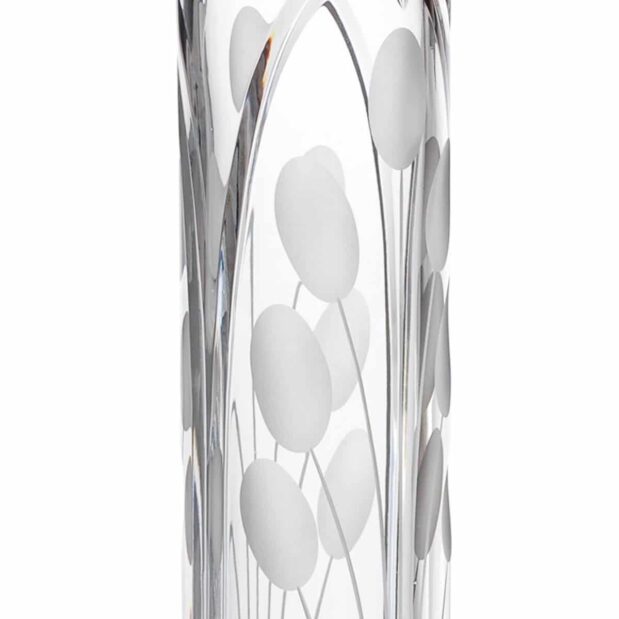 crystal cylinder vase tall nostalgia art deco Crystallo BG103NS 2