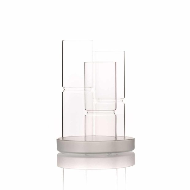 gemstone vial glass holder empty crystallo vitajuwel